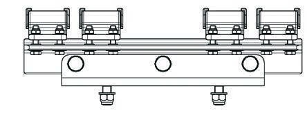 Bespoke Clamp 1 used in the Woodhead Tunnel, UK.