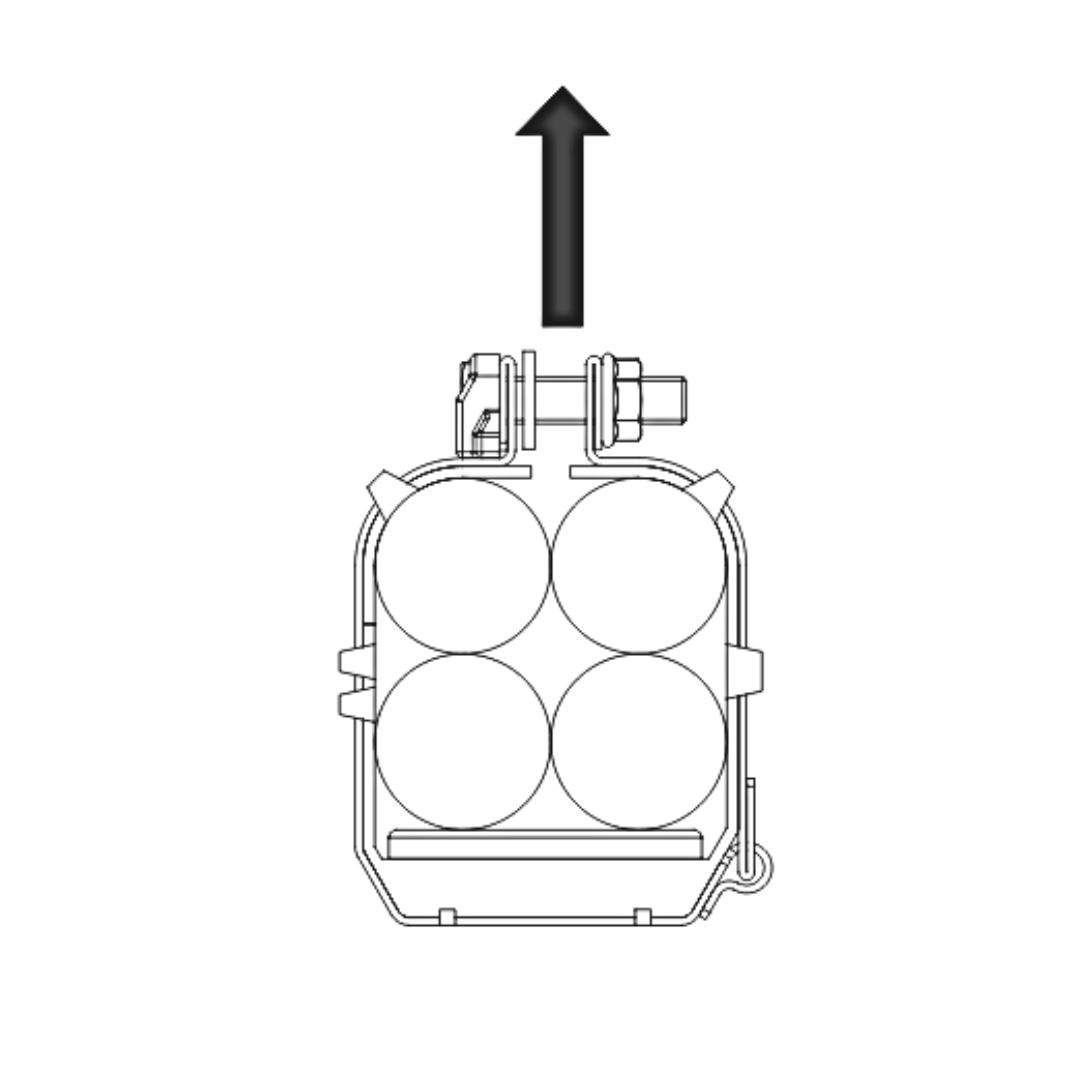Lateral load: vertical direction