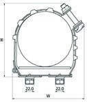 Twin fix twist foot: ES118-130 to ES127-150