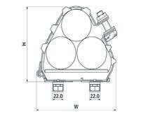Single fix twist foot: ER19-23 to ER51-58