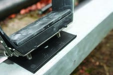 Installed insulation plate