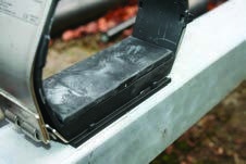 Installed insulation plate detail